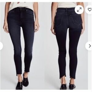 MOTHER The Stunner Zip Two Step Fray Jeans